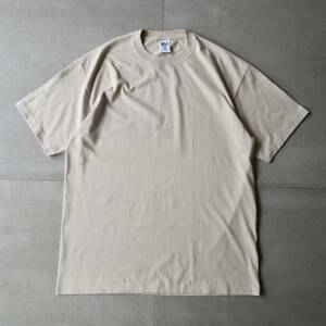 DEADSTOCK USA製 anvil Tradition 5.4oz ミディアムオンスコットン クルーネックTシャツ トープ XL/ビンテージアンビル無地ベージュ