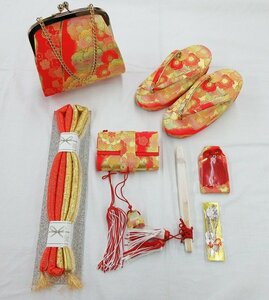 inagoya■七五三のお祝いに☆３歳女の子用【筥迫+草履バッグセット】Accessories for girls