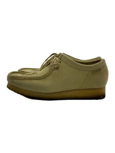 Clarks◆WALLABEE/チャッカブーツ/UK7.5/BEG/スウェード/11826//