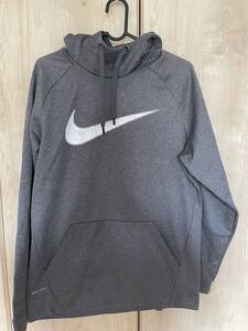 ★美品NIKE ナイキ パーカー グレー DRY-FIT フーディ L★