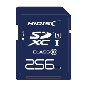 HIDISC 超高速SDXCカード 256GB CLASS10 UHS-I 対応 HDSDX256GCL10UIJP3