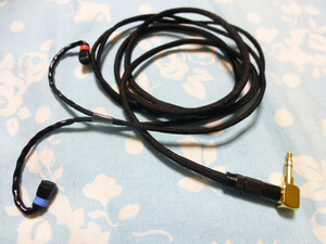 SENNHEISER IE8 IE80 IE80S ケーブル MOGAMI 2944 Shure掛 3.5mm3極 ステレオミニ Lプラグ