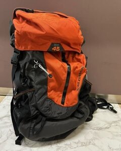 1◆459 SALOMON(サロモン) REVO45 バックパック ザック 登山リュック オレンジ 43L 60×25×31cm 軽量パック [札幌・店頭引取可]