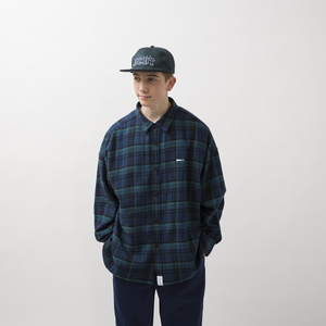 希少★新品本物【緑★2】★BASIN BLACKWATCH LS SHIRT FULL ベイスンブラックウォッチ 正規店購入 ディセンダント 入手困難 DESCENDANT22SS