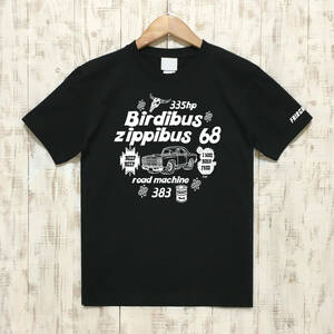 ■ BIRDIBUS Tシャツ■Lサイズ（ブラックxホワイト）アメ車　アメリカ　ロードランナ－　モパ－ MOPAR ROADRUNNER PLYMOUTH