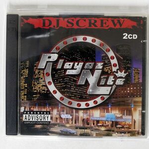 DJ SCREW/PLAYAZ NITE/SCREWED UP CLICK ENTERTAINMENT SUK 3003 CD