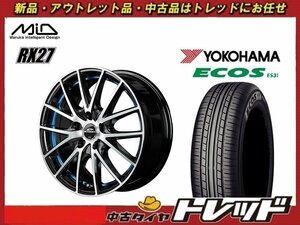 (数量限定 2021年製) 新横浜師岡店 新品サマータイヤアルミ４本セット シュナイダー RX27 17インチ7.0J 5穴114+48 ES31 215/45R17