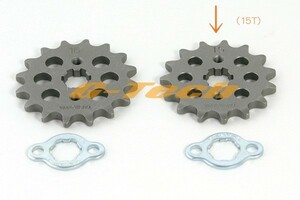 02-05-041　SP武川製 スチール ドライブスプロケット15T( レーシングタイプ)★モンキー(キャブ/FI)★DAX/リトルカブ/ジョルカブ/シャリー