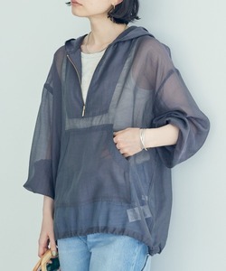 「AMERICAN HOLIC」 長袖ブラウス M チャコールグレー レディース