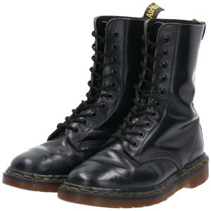 古着 ドクターマーチン Dr.Martens 10ホールブーツ 英国製 UK4 レディース22.5cm /saa008777 【SS2406】