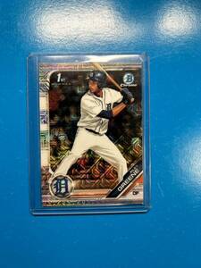 2019 Bowman Draft Riley Greene BDC-50 Chrome Asia Mojo Refractor