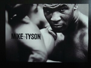 A4 額付き ポスター マイクタイソン Mike Tyson ボクシング 白黒 モノクロ インテリア 