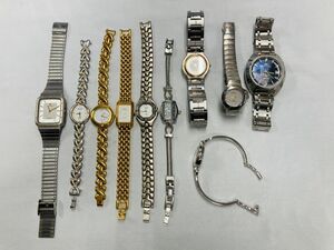 kmv29▼ブランド腕時計 10点おまとめ/レディース メンズウォッチ RADO.CYMA.NINARICCI.ORIENTなど 未稼働 ジャンク時計▼