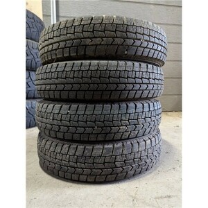 ★送料無料★ 145/80R13 2021～2022年製 9分山 ダンロップ WINTERMAXX WM02 4本/中古スタッドレスタイヤ(冬タイヤ) ワゴンR N7462_B1