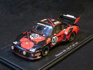 ◆ Spark【S2021】1/43 Porsche 935 “J.M.S. Racing Team” #40 / 1977 Le Mans 総合３位, クラス優勝車 ◆