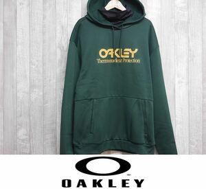 【新品:SALE】24 OAKLEY RIDER LONG 2.0 HOODIE - S - HUNTER GREEN/AMBER YELLOW 撥水 パーカー スノーボード 正規品