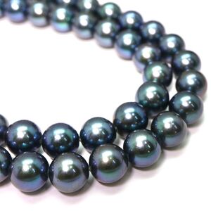 1円〜!!●アコヤ本真珠ネックレス●J 約34.6g 約43.5cm 約7.0mm珠 pearl necklace jewelry パール プリンセス EA0/ B151