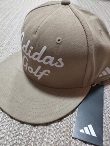 新品 未使用 アディダス ゴルフ キャップ ベージュ フリーサイズ（57-60cm） 帽子 adidas Golf