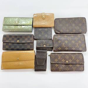 1円スタート ルイヴィトン Louis Vuitton ダミエ ボルトフォイユ 財布 カードケース 名刺入れ エナメル ヴェルニ 10点 まとめ売り YH663