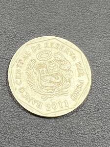 ペルー 2011 1ソル/UN NUEVO SOL 外国コイン 外国硬貨 アンティーク 古銭 コレクション 流通/現状品 送110 同梱可