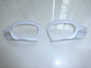 処分価格!★オークリー ジュリエット用 サイドブラインダー Replacement Side Blinders for-Oakley Juliet Frame WHITE 新品 OAKLEY