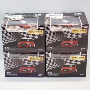 4箱セット。MINI Cooper、Turbo Racing、ラジコンミニカー 1/76、 BMW正式ライセンス商品、Type-C充電