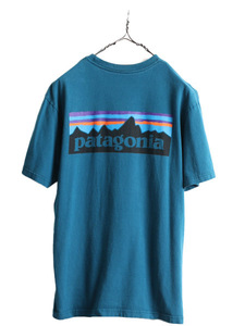 ■ パタゴニア プリント 半袖 Tシャツ メンズ S 古着 Patagonia アウトドア フィッツロイ P‐6 ボックスロゴ レギュラーフィット プリントT