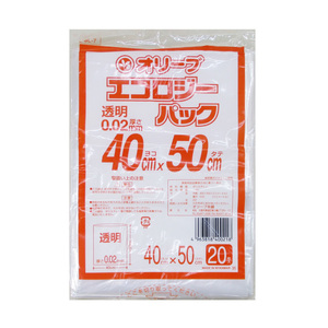 送料無料メール便 15Lゴミ袋 室内くず入れ用 0.02ｍｍ厚 15リットル （透明 ）400ｘ500ｃｍ 20枚入り SL-7/0218ｘ５冊セット/卸