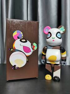 Takashi Murakami 村上隆 Panda BE@RBRICK 400% ベアブリック アクリルペイント オリジナルケース アクリルペイント サイン