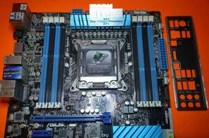 【動作確認済】ASUS P9X79 LGA2011 ATX マザーボード IOパネル付属 (別製品の)パッケージ付属品あり