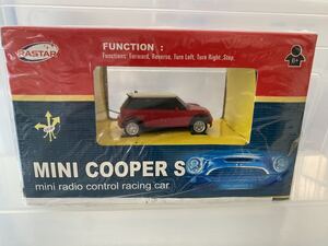 Rastar Radio Control Racing Car Mini Cooper S 1:58 Red Mint in Box