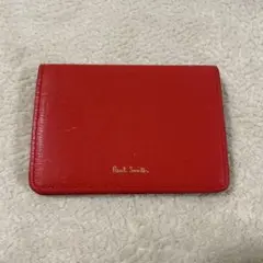 ポールスミス パスケース　ストローグレインレザー Paul Smith