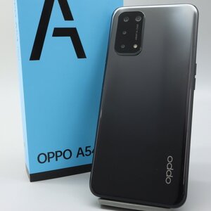 OPPO A54 5G OPG02 シルバーブラック ■au★Joshin0725【1円開始・送料無料】