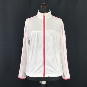 リーボック/reebok/アディダスジャパン製★薄手ジャージジャケット【women’s size -S/白×赤/white×red】Jackets/Jumpers◆BH164