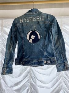 ヒステリックグラマー HYSTERIC GLAMOUR Gジャン デニム ジャケット ジャンパー ブルゾン ダメージ加工 サークル ガール スタッズ girl