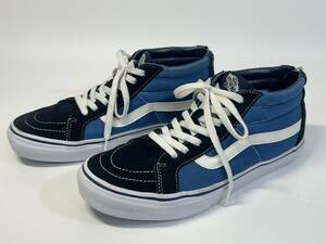 VANS バンズ SOPHNET. 別注 V37CL SK8-MID NAVY ZIP UP 26cm us8 ソフネット スケートミッド ヒール ジップアップ