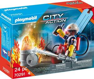 即決！新品 PLAYMOBIL プレイモービル 70291 ギフトセット シリーズ 消防士