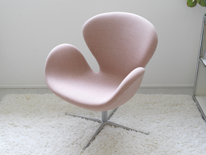 Fritz Hansen Swan Chair フリッツハンセン スワンチェア 正規品 / オレンジレッド アルネヤコブセン Arne Jacobsen 定価 657,800円