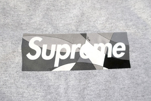 (L)Supreme Emilio Pucci Box Logo TeeシュプリームエミリオプッチボックスロゴTシャツ グレー/黒