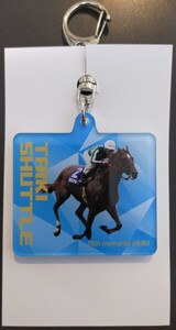 JRA Welcomeチャンス　東京競馬場　当選品　70th memorial HERO キーホルダー（タイキシャトル）　&　ダービーリボン（イエロー）