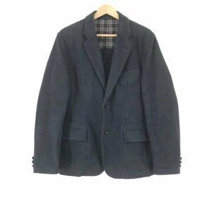 COMME des GARCONS HOMME コムデギャルソン オム 08AW コットン2Bテーラードジャケット ネイビー サイズ:XS メンズ IT2Q579DNE48