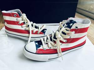 コンバース Converse All Star スニーカー　USA 星条旗　日本製　JPN 26cm 正規品 外箱なし