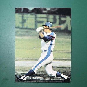 1975年　カルビー　プロ野球カード　75年　536番　中日　島谷　　【F35】