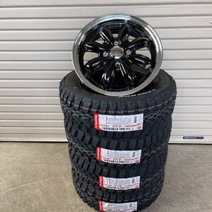 ララパームCUP2◆ナンカンFT-9◆165/65R14◆ホワイトレターエブリィハイゼットアトレーハスラー　軽トラ軽バン　4本セット　ピアノブラック