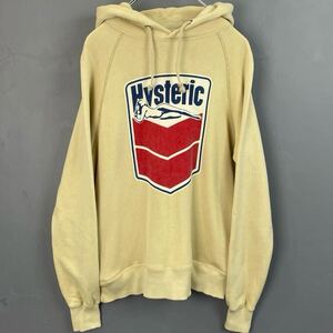 日本製 Hysteric Hysteric Glamour ヒステリック ヒステリックグラマー スウェット パーカー フーディー マルボロ風 ベージュ レディース F