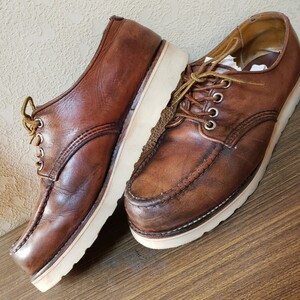 ヴィンテージ vintage プリント羽タグ REDWING レッドウィング 8104 オックスフォード Oxford 皮革 leather レザー shoes シューズ 25.5㎝