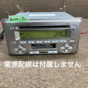 AV12-33 激安 カーステレオ TOYOTA 08600-00G60 FH-M8007 241613 FM/AM CD カセット プレーヤー 本体のみ 簡易動作確認済み 中古現状品