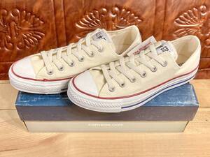 ★☆希少レア!コンバース ALL STAR 生成り 6.5 25cm converse オールスター ホワイト 白 デッド ビンテージ 2223☆★