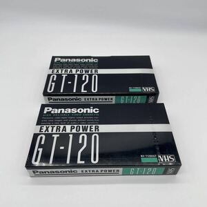 Panasonic パナソニック EXTRA POWER GT-120 VHS ビデオテープ 未使用未開封 当時物