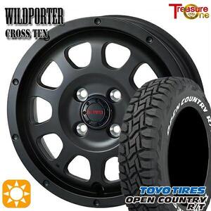 高崎 新品 サマータイヤセット ワイルドポーター クロステン 15x4.5J +45 4H100 トーヨータイヤ オープンカントリーR/T 165/65R15インチ